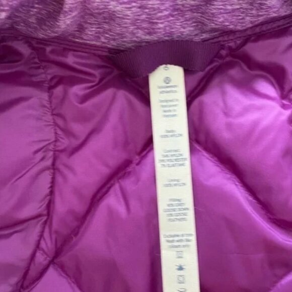 LULULEMON Down For A Run Vest in Tender Violet - Picture 8 of 14